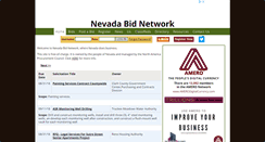Desktop Screenshot of nevadabids.com
